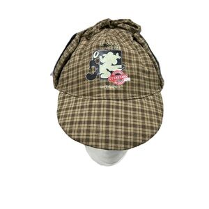mickey mouse private ear walt disney world 2002 cap tartan brown ears